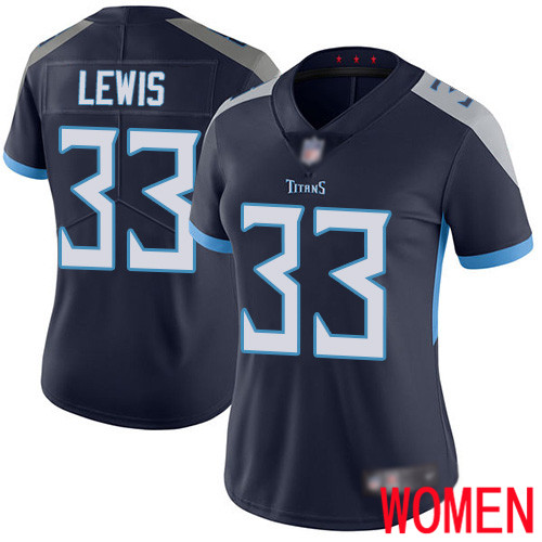 Tennessee Titans Limited Navy Blue Women Dion Lewis Home Jersey NFL Football #33 Vapor Untouchable->tennessee titans->NFL Jersey